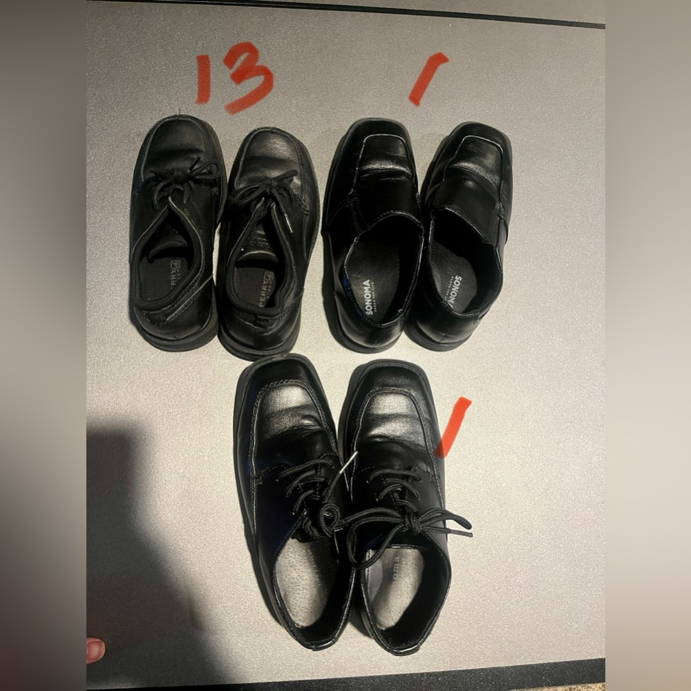 Sperry Black Dress Shoes Classic Leather Design